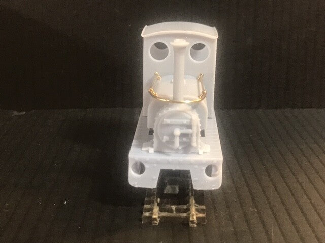 OO9 narrow gauge cabbed Quarry Hunslet steam locomotive unpainted kit to fit a Kato 11-109 motor bogie chassis