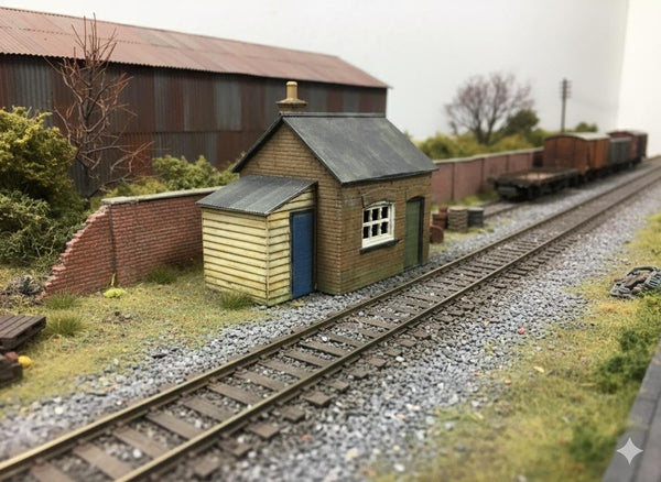 Small Building with lean to - OO9/OO/HO ideal for your layout
