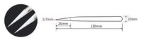 Ceramic Tipped Stainless Steel Tweezers – Fine Pointed, Heat Resistant, Model Railway Tool