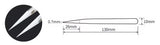 Ceramic Tipped Stainless Steel Tweezers – Fine Pointed, Heat Resistant, Model Railway Tool