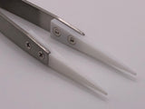 Ceramic Tipped Stainless Steel Tweezers – Fine Pointed, Heat Resistant, Model Railway Tool