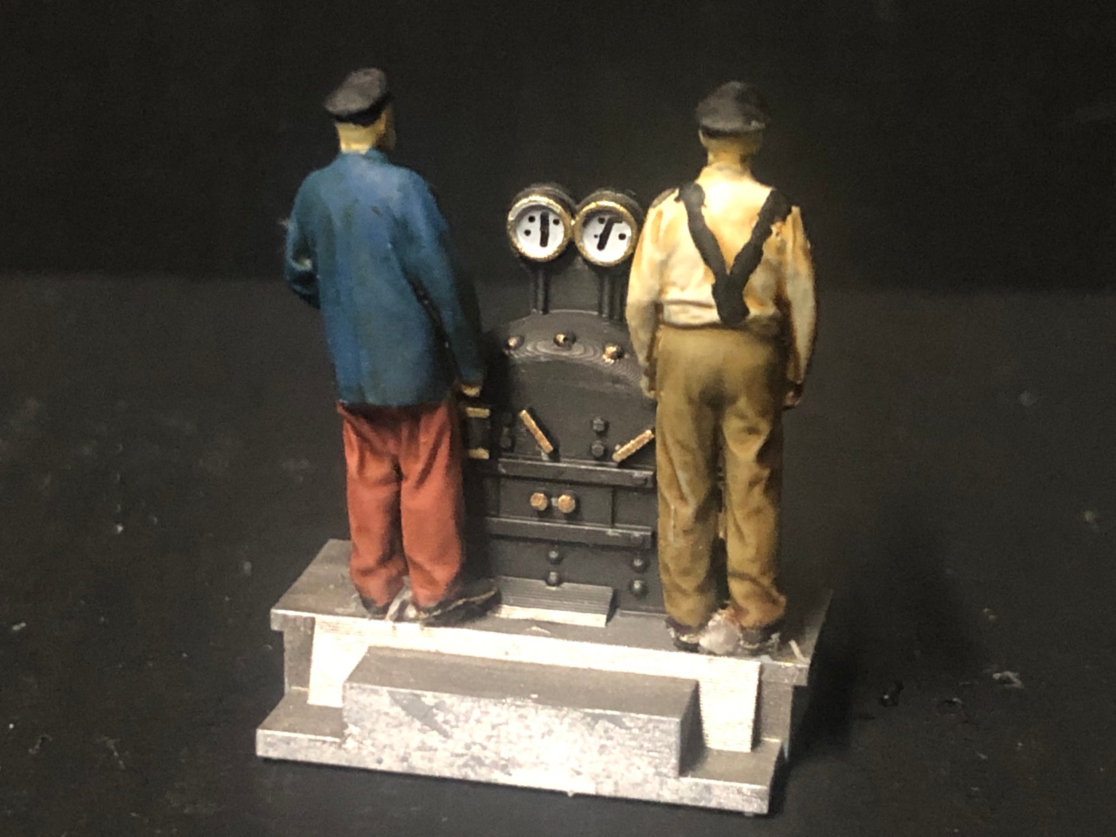 OO9 narrow gauge Kerr Stuart-style open cab steam loco kit body shown fitted to a Kato 11-109 motor bogie chassis