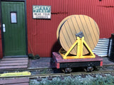 GN15 Narrow Gauge Cable Wagon with Wheels - Model Railway Freight