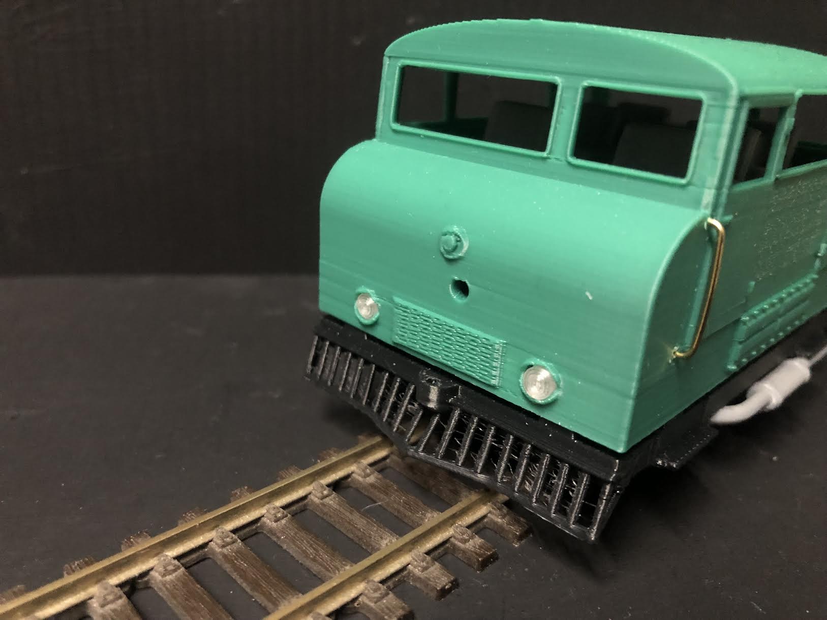 O-16.5 / NG7 narrow gauge Wickham Type 42 inspection car body kit designed to fit a Hornby Smokey Joe 0-4-0 chassis
