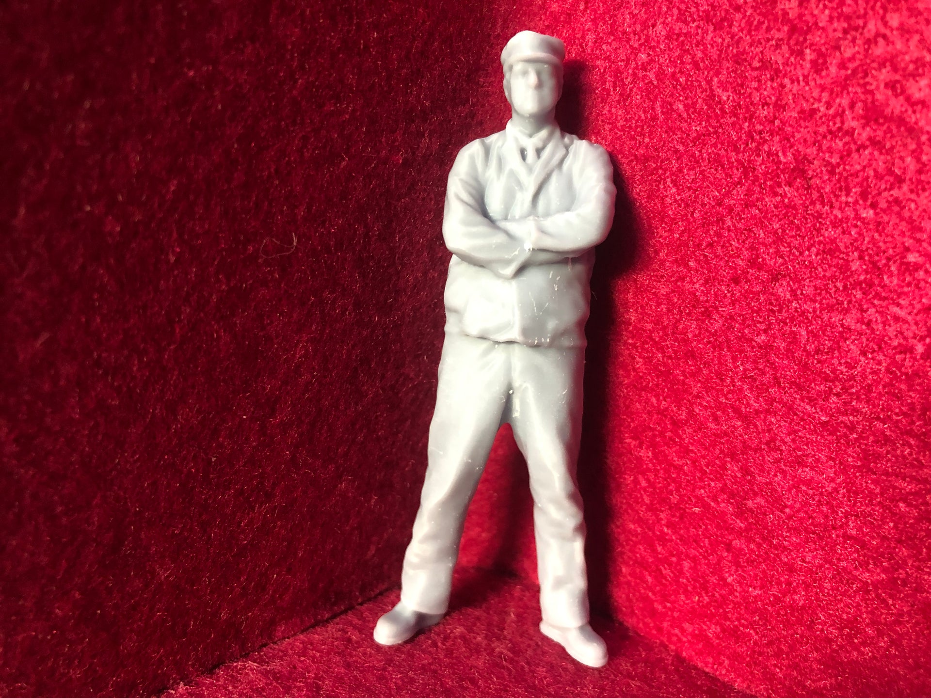 G-Scale driver figure - 3D scan of a real person - D047 (also GN15)