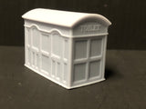 OO9 Narrow Gauge Victorian Toilet Carriage Kit for Peco NR-121D 10ft WB Chassis Resin Body
