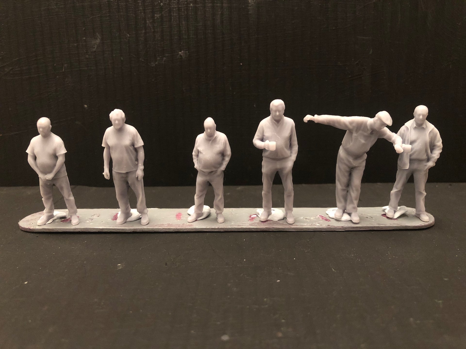 Multi-Pack  - 6 figures (Version 7)  in assorted poses -3D scans  - OO9/OO/HO