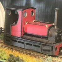 OO9 009 Cab Quarry Hunslet locomotive kit to fit onto a KATO 109 chassis