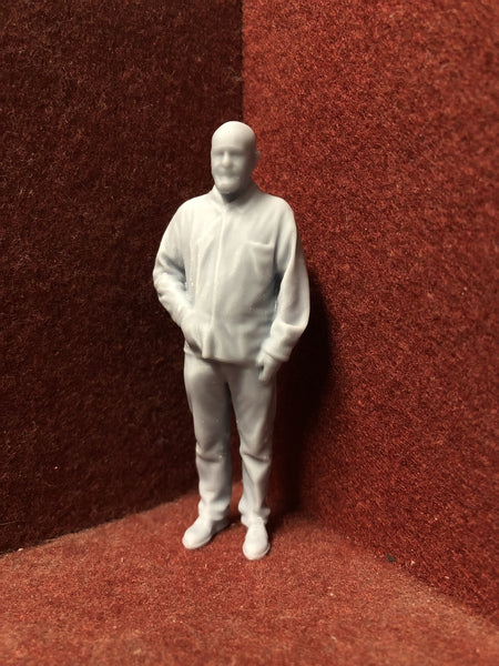 G-Scale Driver figure - 3D scan of a real person - MD259 (also GN15)