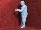 G-Scale Driver figure with hat - 3D scan of a real person - MD004 (also GN15)