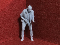 G-Scale figure bent over - 3D scan of a real person - MD008 (also GN15).