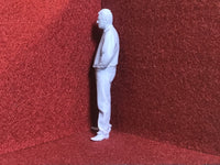 G-Scale figure with hands in pockets - 3D scan of a real person - MD002  (GN15)