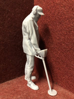 16mm figure 3D scan Metal Detectorist, a real person - MD260 1:19 scale SM32