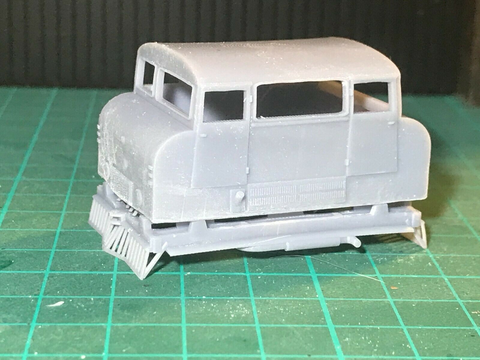 OO9 Wickham Type 42 inspection car body kit for 4mm scale 009 narrow gauge, designed for a shortened KATO 109 chassis