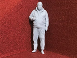 G-Scale figure standing around - 3D scan of a real person - MD013 (also GN15)