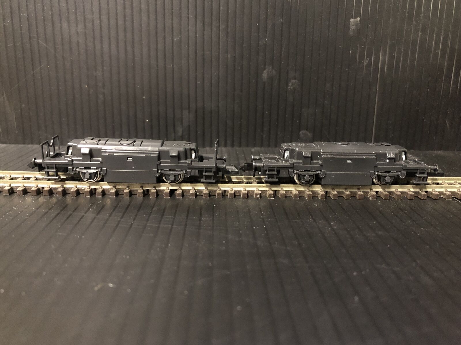 OO9 Andrew Barclay Douglas steam locomotive body kit shown fitted to a Kato 11-110 narrow gauge chassis