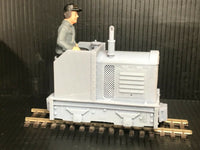 GN15 - Diesel critter - Fordson kit - G-scale on 00 track uses a tenshodo spud