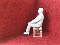 G-Scale seated figure - from 3D scan of a person - MD046(also GN15)
