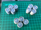 G-scale model scenery - twelve 50L beer kegs - also suitable for GN15