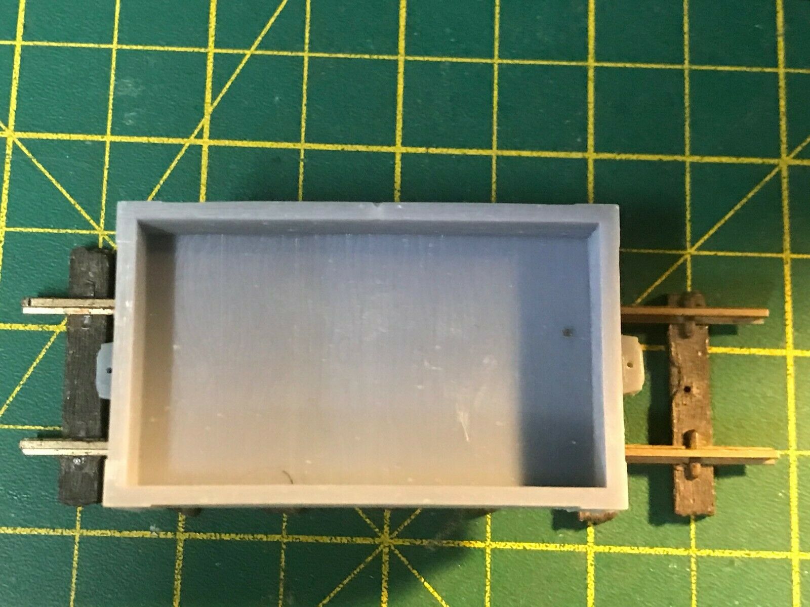 Gn15 narrow gauge single plank wagon kit with bogie frame and coupling blocks for 16.5mm track