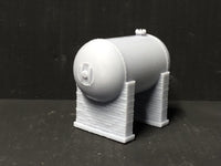 OO H0 OO9  Gauge Two Storage Tanks on brick supports for depot or yard