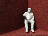G-Scale seated driver figure - from 3D scan of a person - MD014 (also GN15)