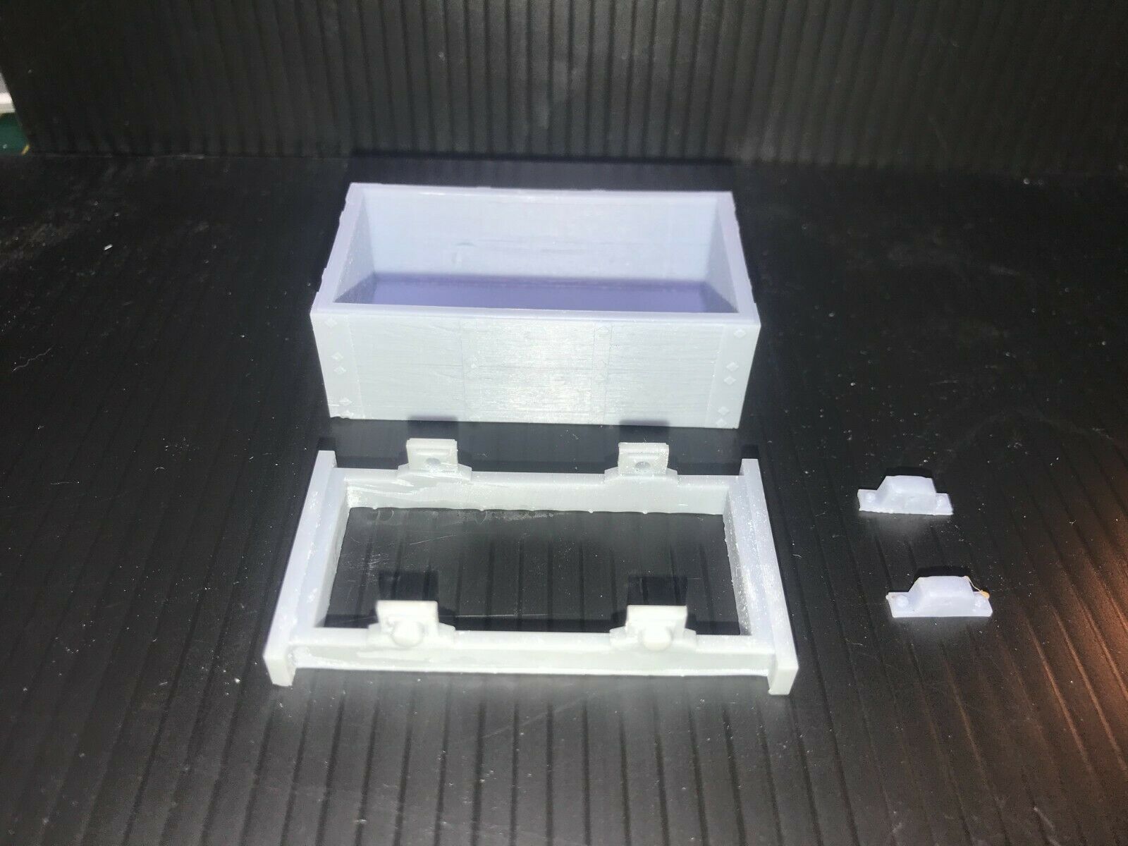 Gn15 narrow gauge mineral wagon kit on Bachmann 12.5mm chassis, unpainted model railway rolling stock for mining layouts