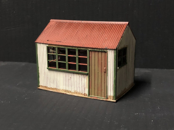 Corrugated workshop hut  - OO9/OO/HO ideal for your layout