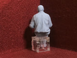 G-Scale figure seated driver - 3D scan of a real person - M043 (also GN15)