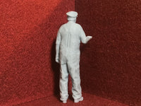 G-Scale Driver figure in overalls - 3D scan of a real person - MD011 (also GN15)